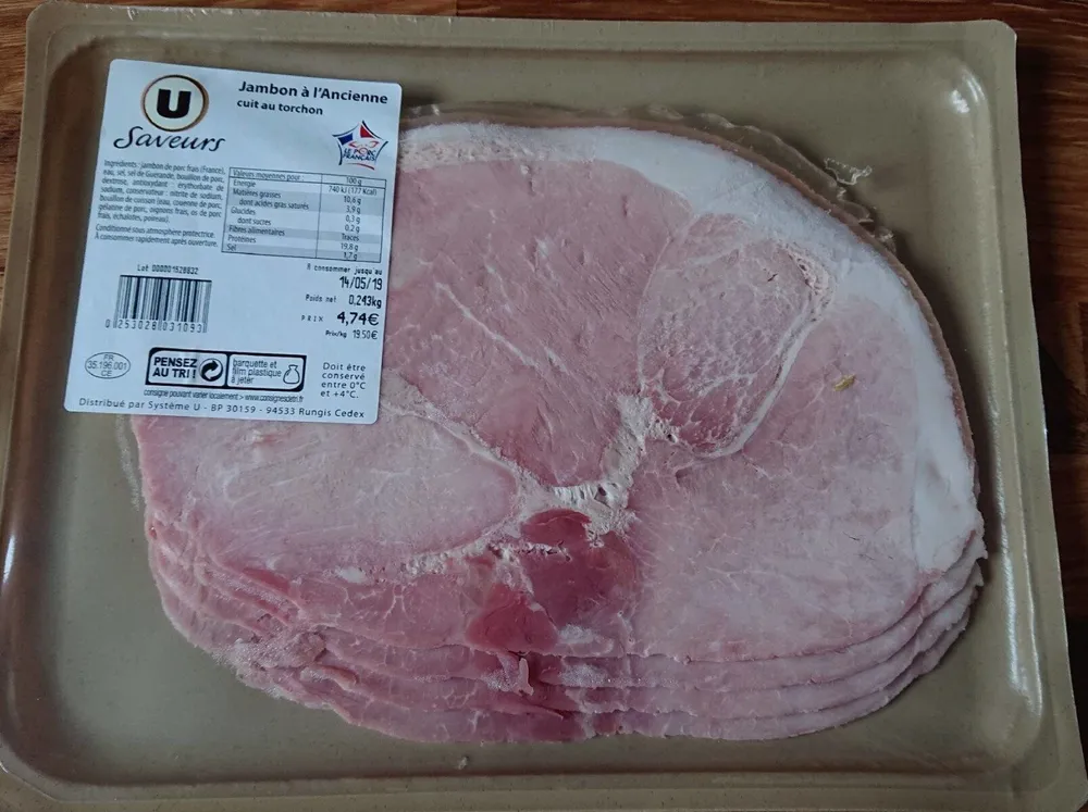 Jambon à l'ancienne cuit au torchon