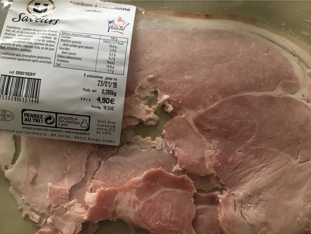 Jambon à l'ancienne cuit au torchon