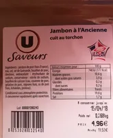 Jambon à l'ancienne cuit au torchon