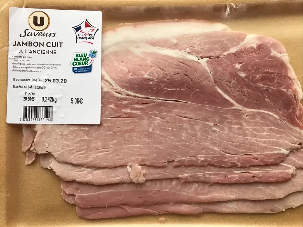 Jambon cuit à l'ancienne