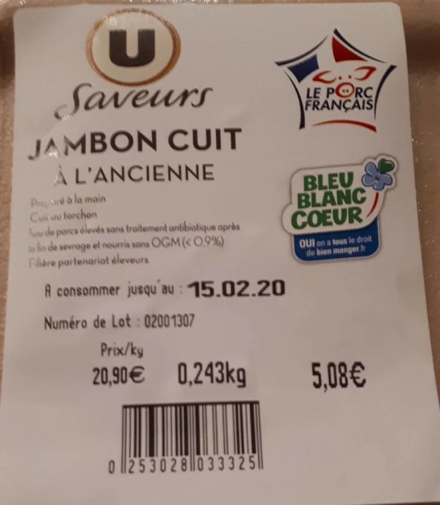 JAMBON CUIT À L'ANCIENNE