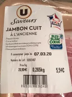 Jambon cuit a l ancienne