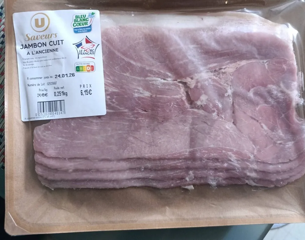 Jambon cuit à l'ancienne