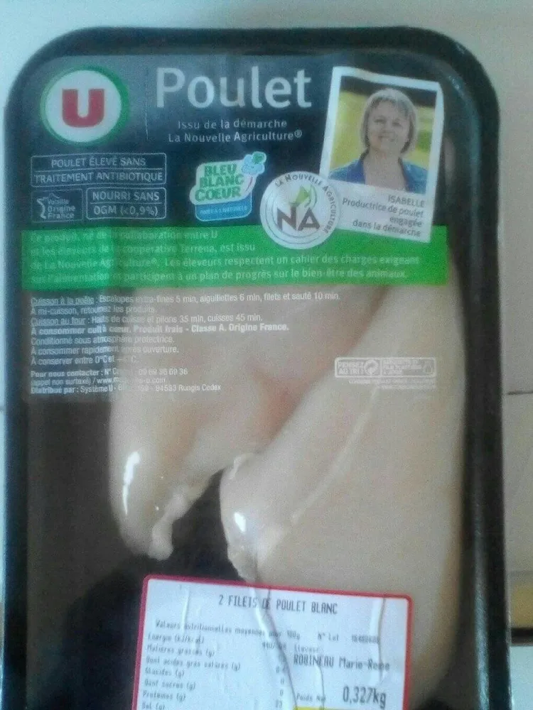 Poulet nouvelle agriculture