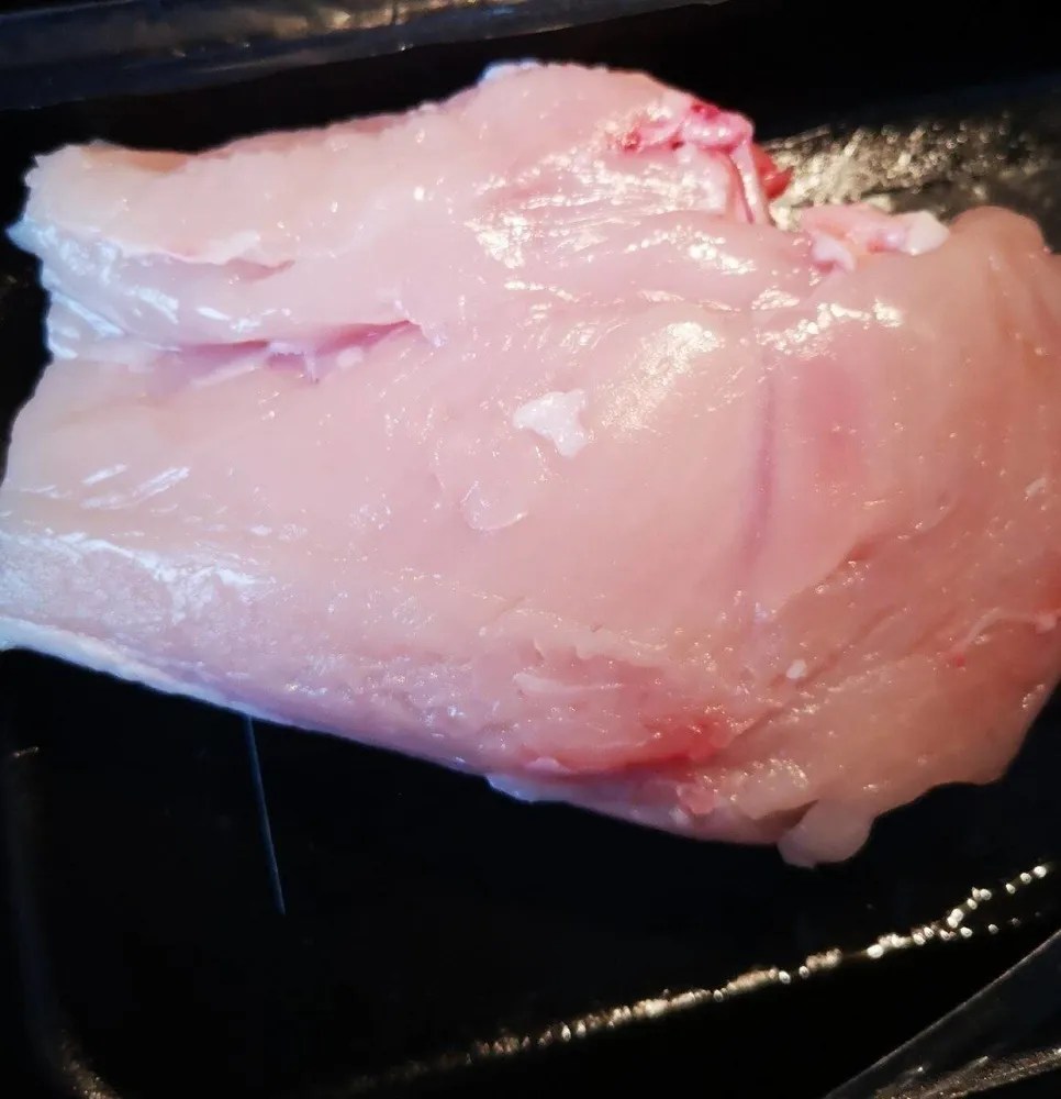 Filets de poulet blanc