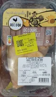 Découpe de poulet