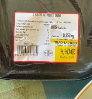 Filet de poulet jaune