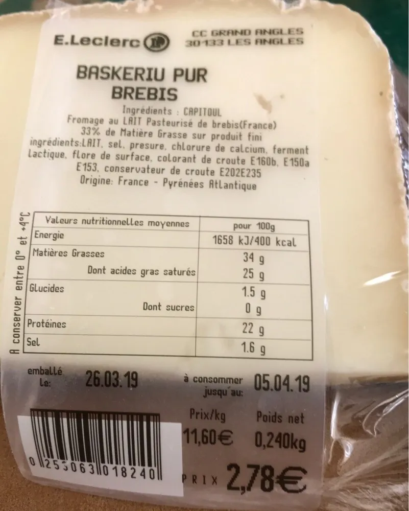 Baskeriu pur brebis