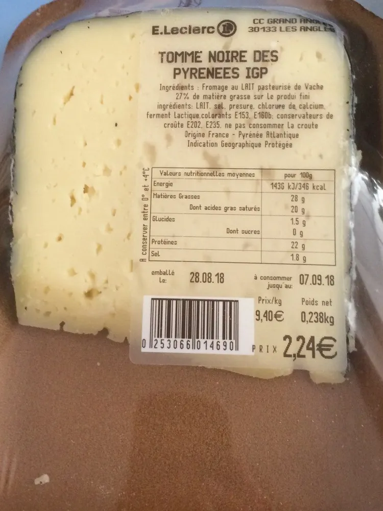 TOMME NOIRE DES PYRENEES