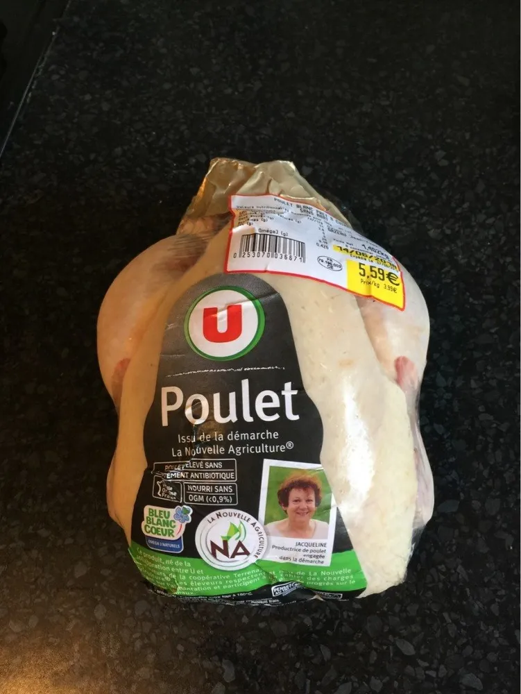 Poulet issu de la demarche la nouvelle agriculture