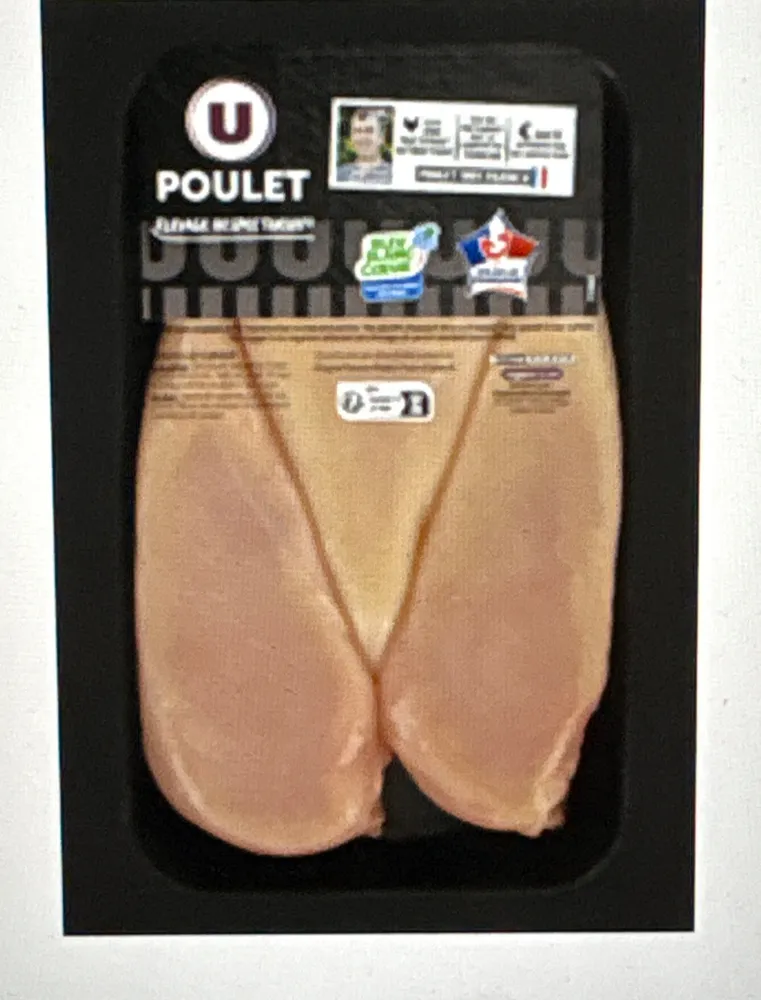 Filet de blanc de poulet France, barquette