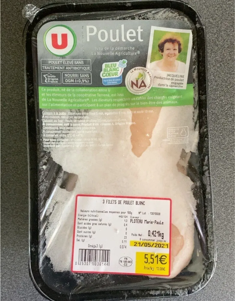 Filet de poulet blanc