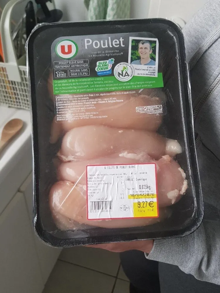 6 filet de poulet blanc