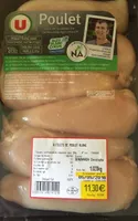 Filets de poulet blanc