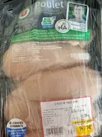Filets de poulet blanc