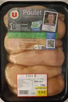 6 filet de poulet U bleu blanc coeur