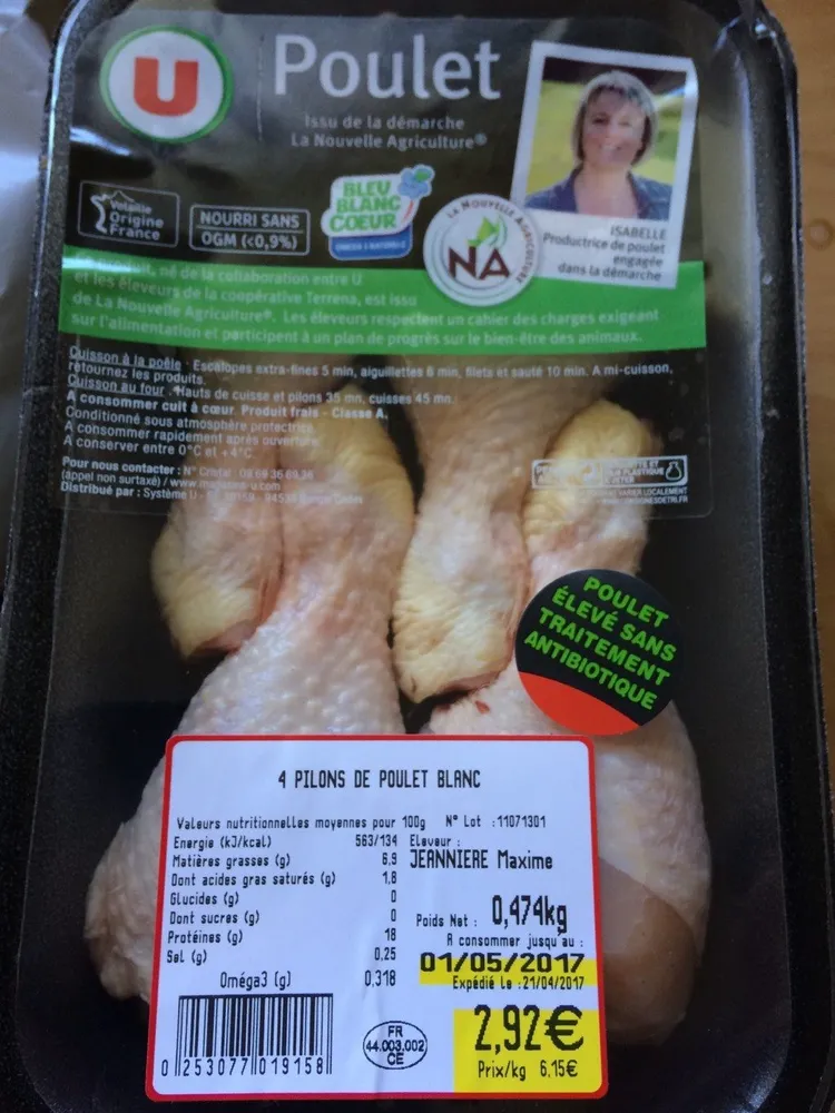 Pilons de poulet