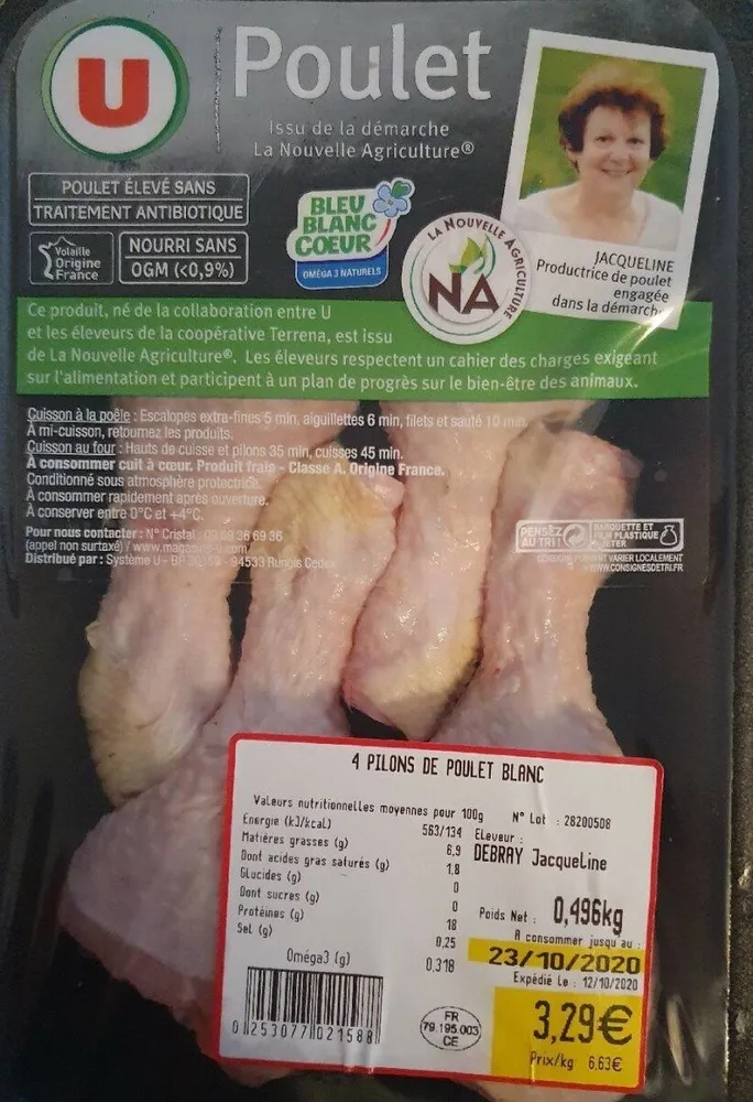 Pilons de poulet