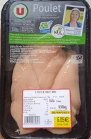 3 filets de poulet jaune