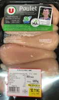 Poulet -6 filets de poulet jaune