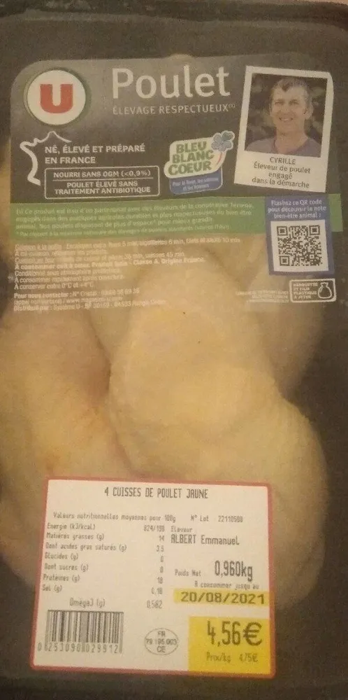 Poulet Élevage respectueux
