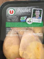 Cuisses de poulet jaune bleu blanc coeur