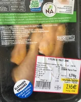 4 pilons de poulet jaune