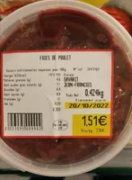 Foie de poulet, France