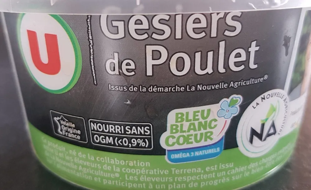 Gésiers de poulet