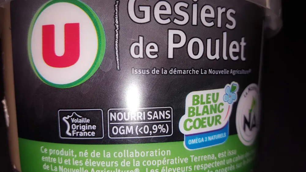 Gésiers de poulet