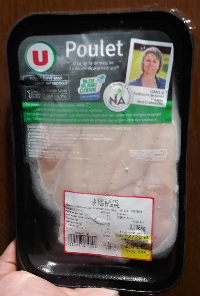 Poulet bleu blanc coeur