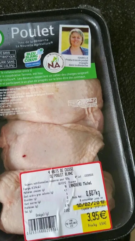 Hauts de cuisse de poulet