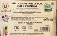 Spécialité de rôti de porc cuit à l’ancienne