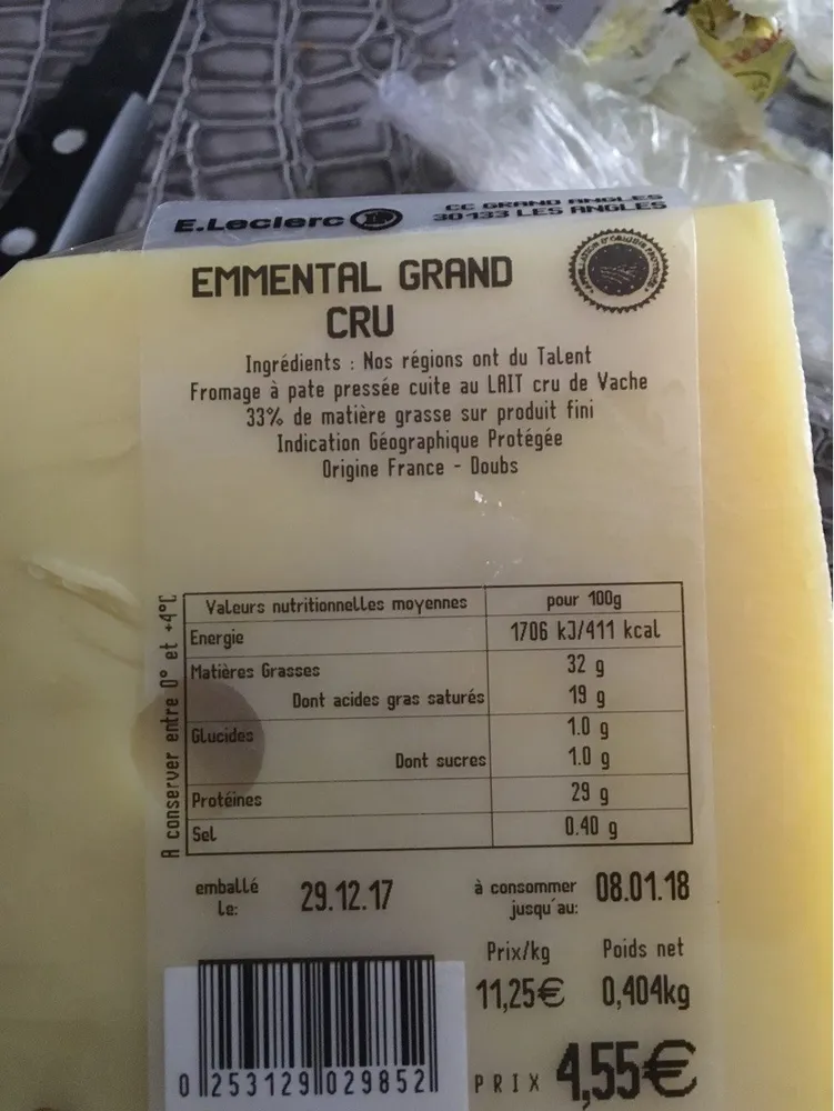 Emmental grand cru