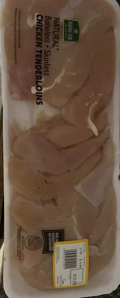 Boneless, Skinless Chicken Tenderloins