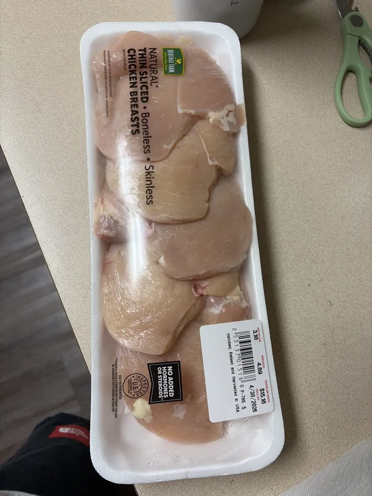 Thin Sliced Chicken Breast