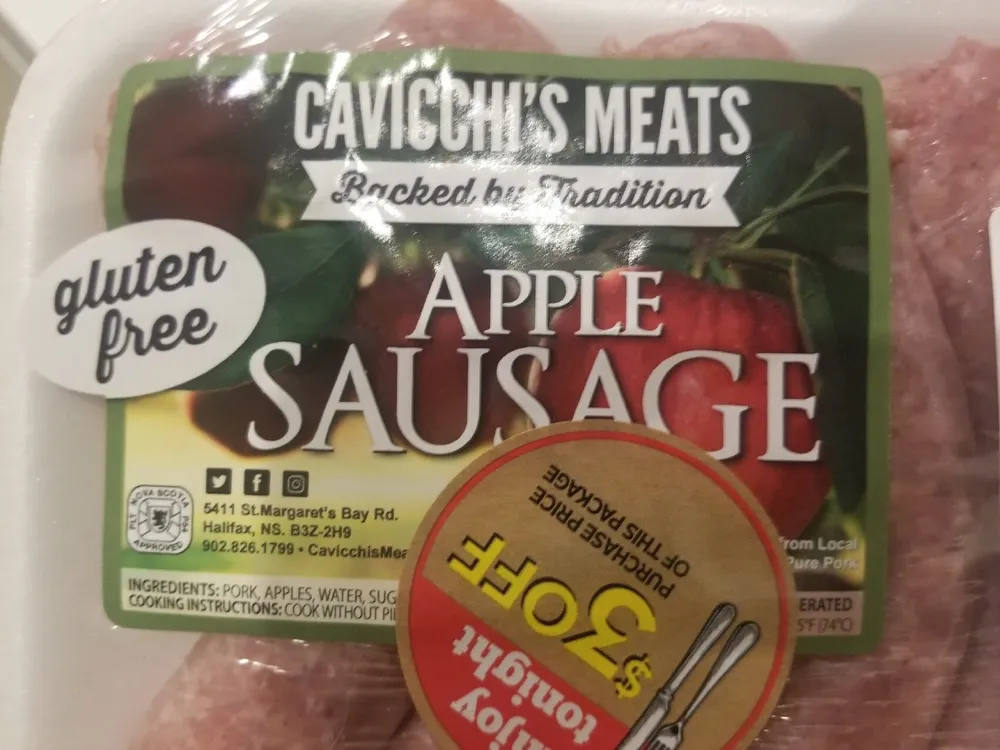 Apple sausage