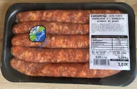 Chipolatas à l'espelette produit du gouet