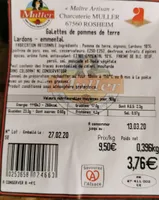 Galette de pommes de terre
