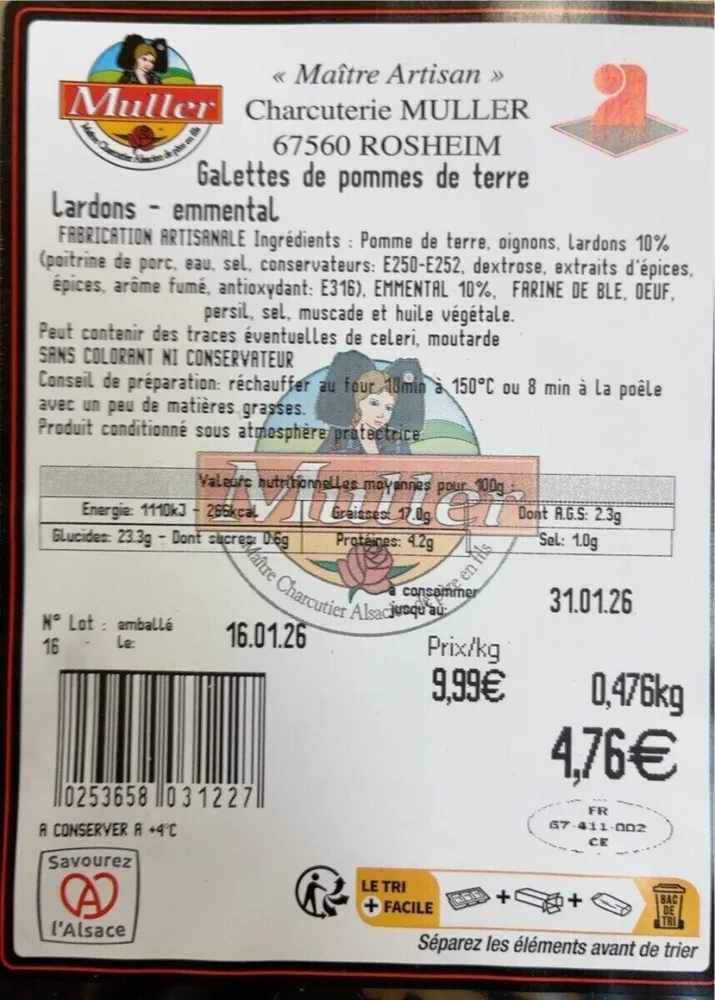 Galettes de pomme de terre