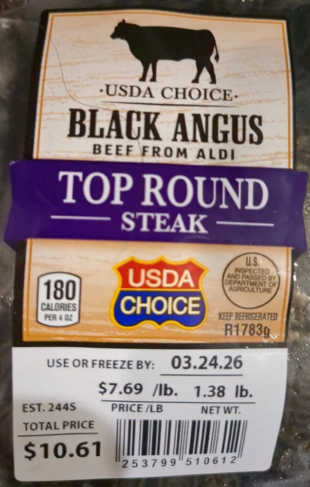 Top Round steak