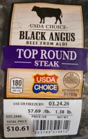 Top Round steak