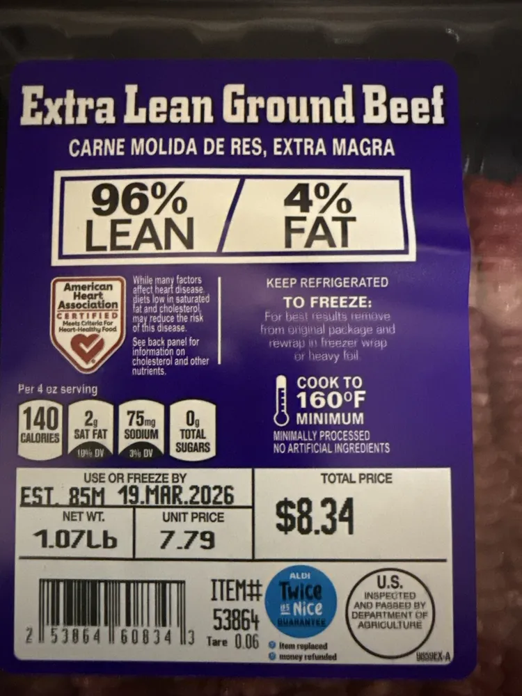 Extra Lean Ground Beef