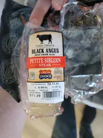 Black Angus beef petite sirloin steak