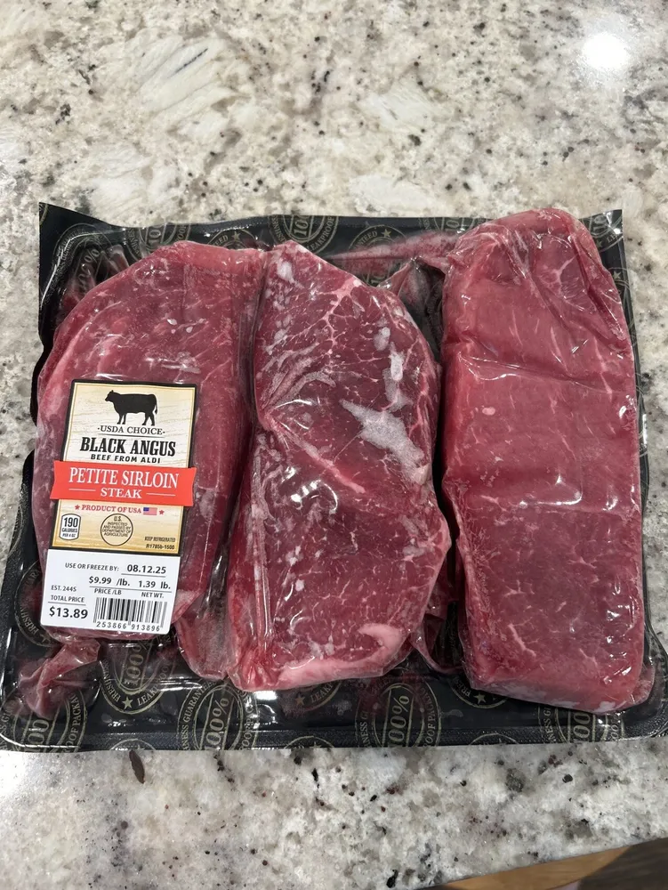Black Angus Beef Petite Sirloin Steak