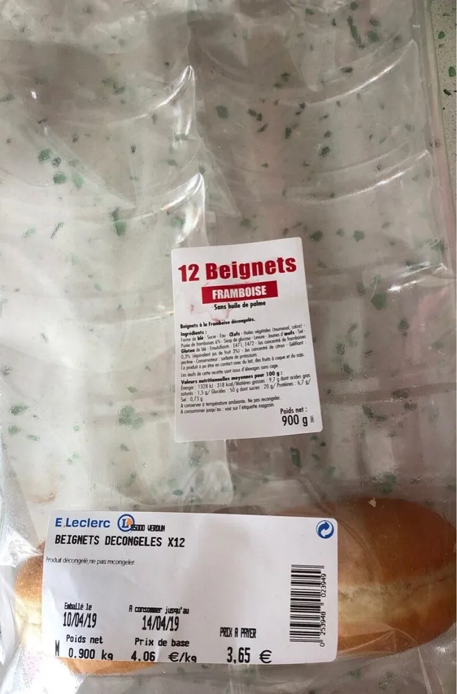 Beignet decongelés x12