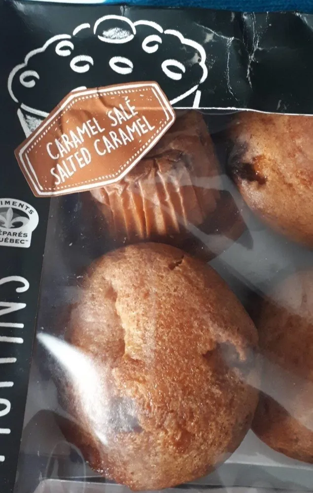 Muffins caramel salé