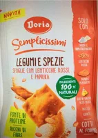 Sfoglie con lenticchie rosse e paprika