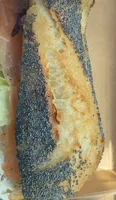 Sandwich saumon/ail herbes