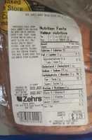 Baked in store whole wheat bread